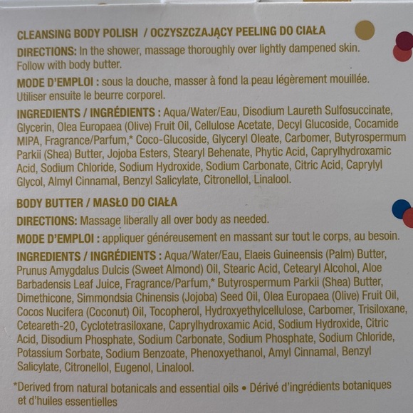 Arbonne Olive Blossoms Eucalyptus Gift Set Boxed cleansing body polish & butter - Picture 3 of 13